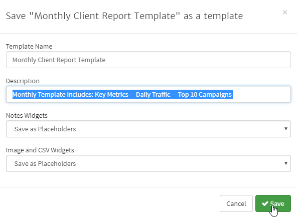 Monthly Client Report Template