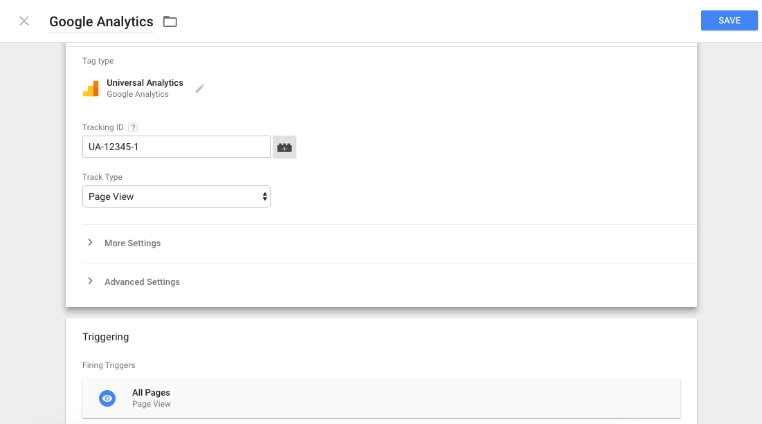 Google Tag Manager - Configure Google Analytics