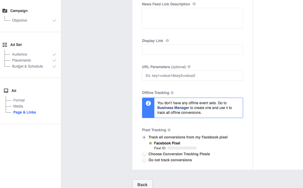 Connecting the Facebook Pixel to Your Facebook Ads