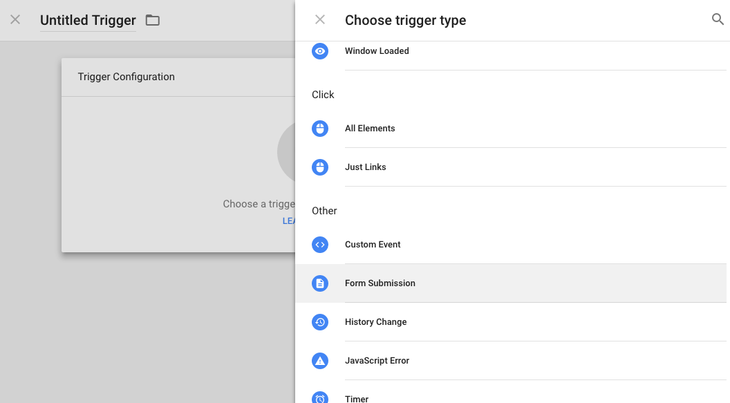 Google Tag Manager - Form Submission Trigger