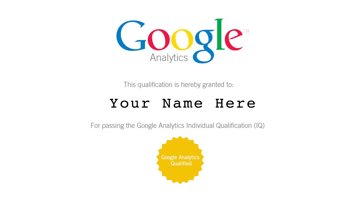 are you ready for google analytics certification